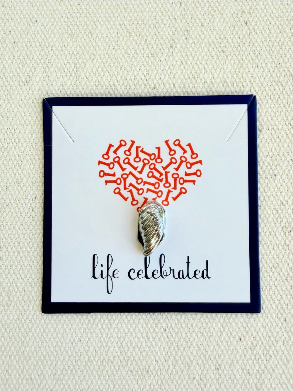 *Angel Wing Charm* KEEP COLLECTIVE Retired Silver